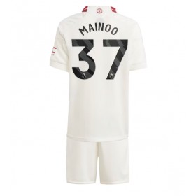 Manchester United Kobbie Mainoo #37 3rd Trikot 2023-24 Kurzarm (+ kurze hosen)